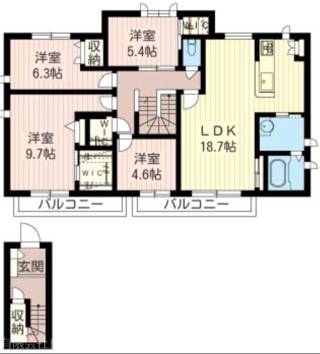 Ｒ＆Ａ　ＨＩＬＬＳ国分寺Ⅱ 間取り