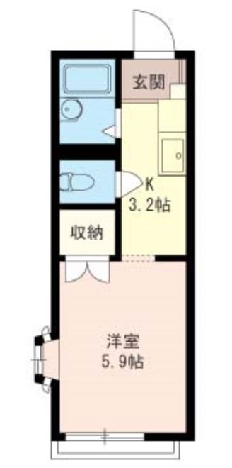 フルール   間取り