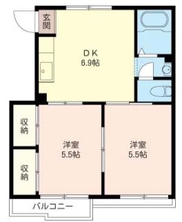 ヴィラ国立 間取り