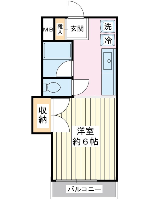 グリーンロードハイツ 間取り