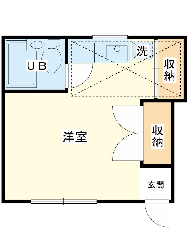 佐久間コーポB棟 間取り