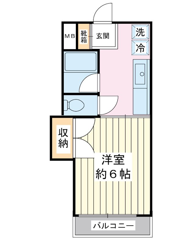 グリーンロードハイツ 間取り