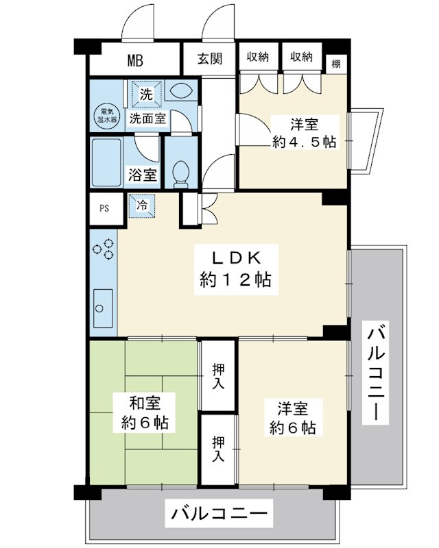 市川藤マンション 間取り