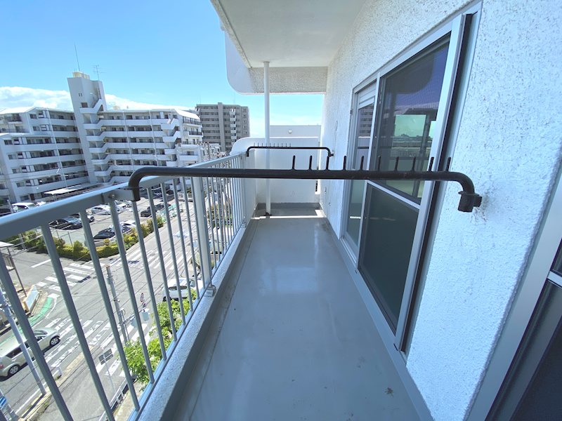 市川藤マンション ベランダ