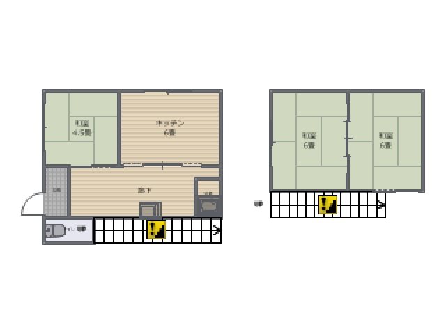 片山貸家　戸建 間取り