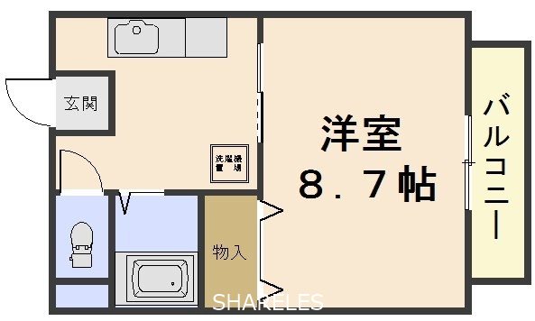 メゾン稲田 302号室 間取り
