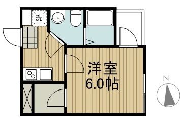 ミニョン花小金井 101号室 間取り
