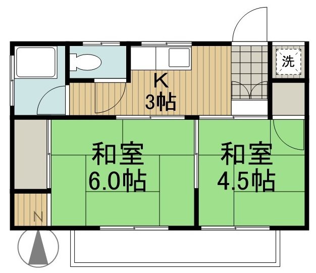 ハウス泉　 203号室 間取り