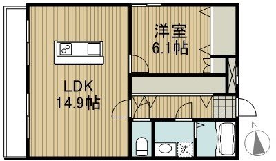 コンファーレ花小金井 間取り図