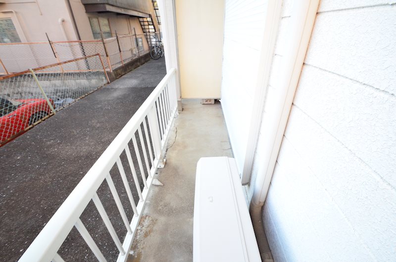 コーポアスナロ ベランダ