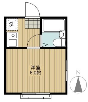 ルシードオーク下井草 201号室 間取り