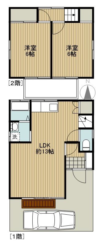 金山町2丁目戸建 間取り