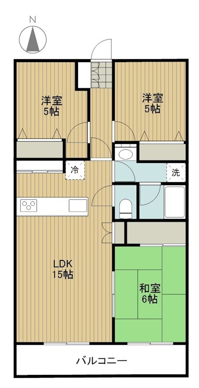 レインボーヒルズ 間取り図