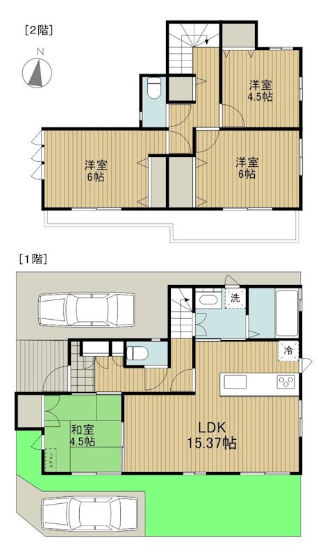 前沢1丁目戸建 間取り図