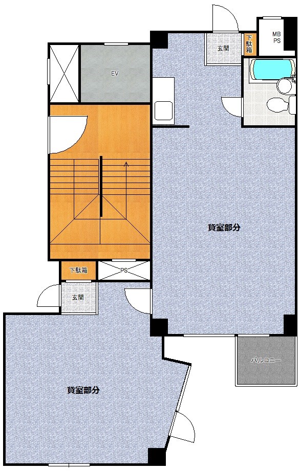 氷川アネックス2号館 205号室 間取り