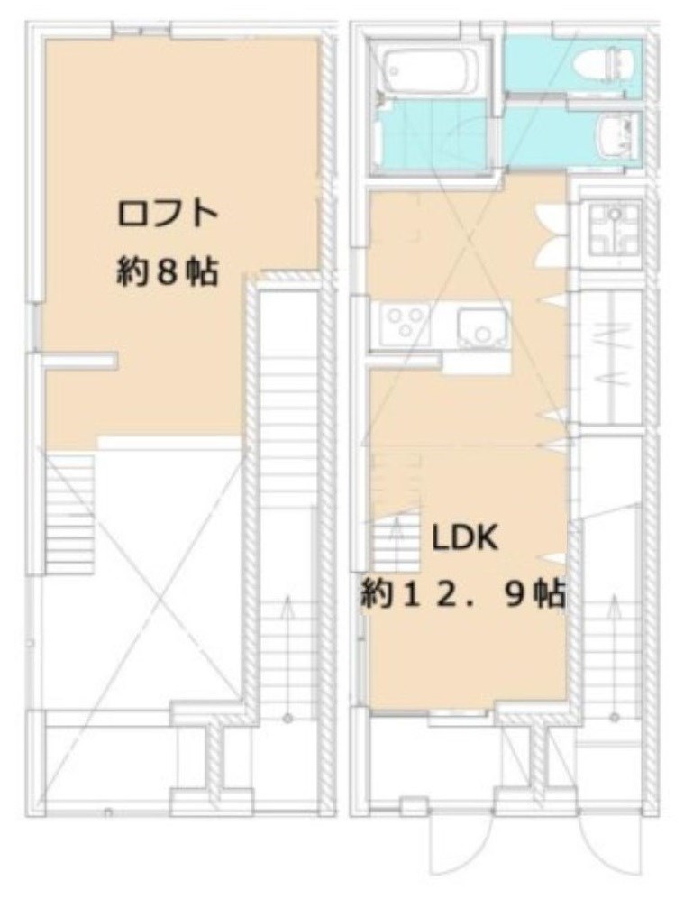 アピチェ洗足 102号室 間取り