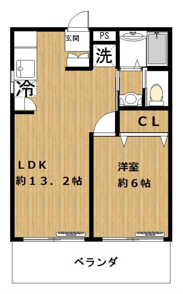 プレステージ深沢 302号室 間取り