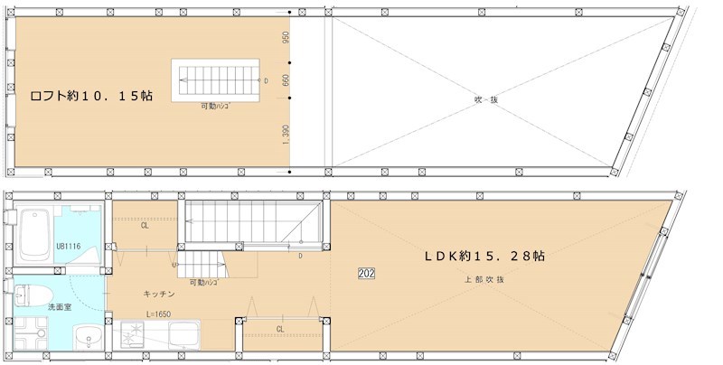 グランジュテ中目黒 間取り