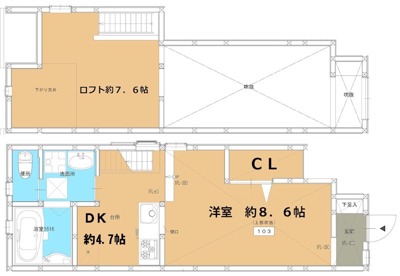 アベティーナ三軒茶屋 間取り