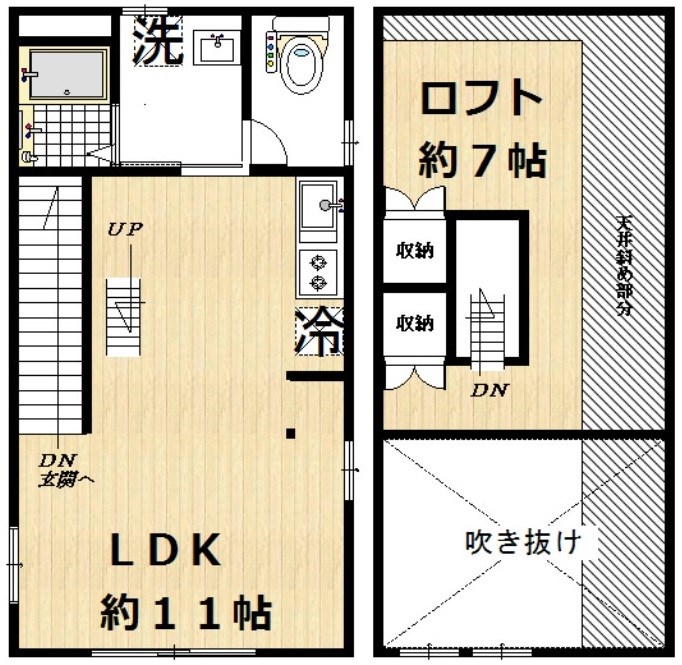ハルモニア 203号室 間取り