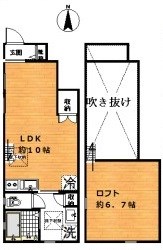 アスール阿佐谷 103号室 間取り