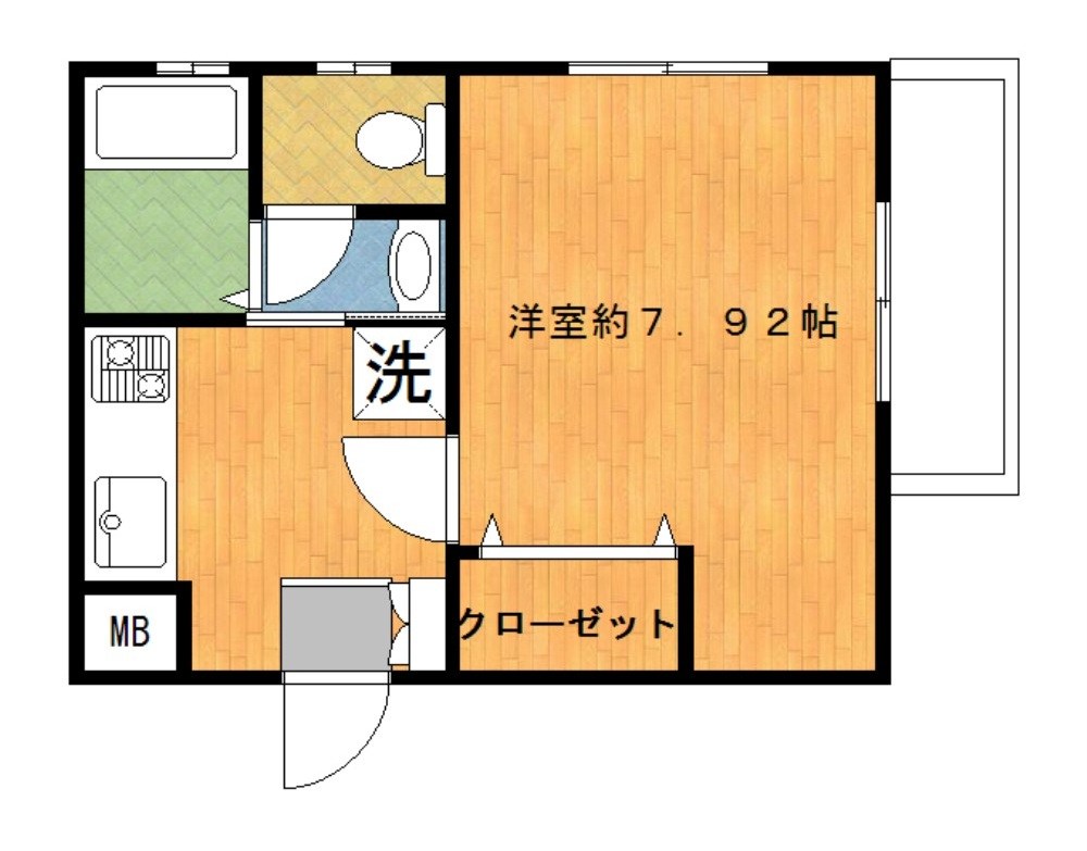 ソフィー駒沢 101号室 間取り
