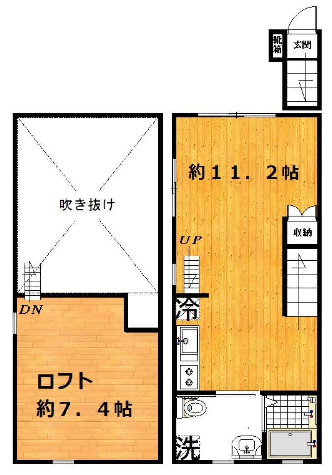 スターフィールド南阿佐ヶ谷 間取り図