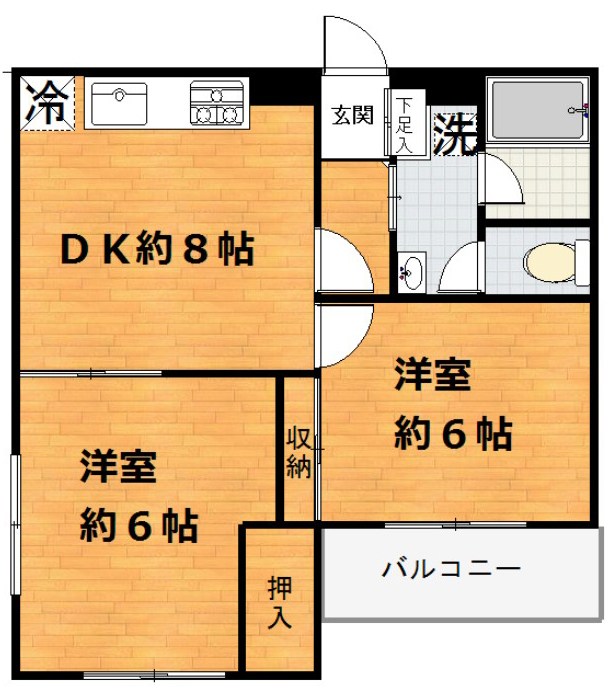 パイフラット 間取り