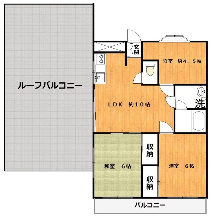 グリーンヴィラ駒沢 間取り