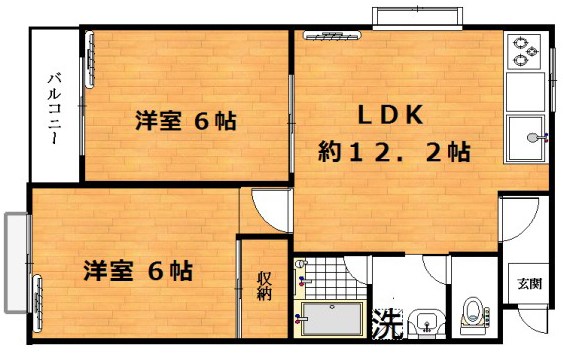 パイフラット 間取り