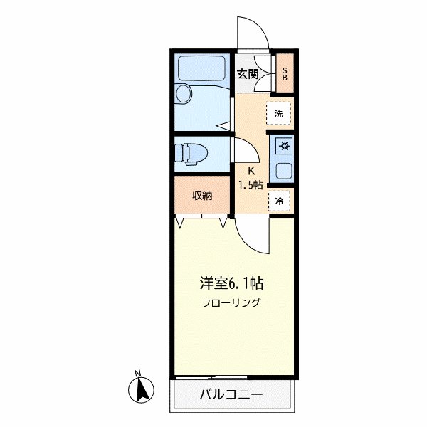 パークレーン自由ヶ丘１ 102号室 間取り