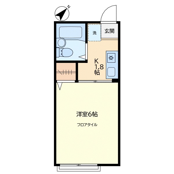 シティーハイムイソムラ 間取り図