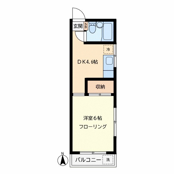 ハイツセイワ 間取り図