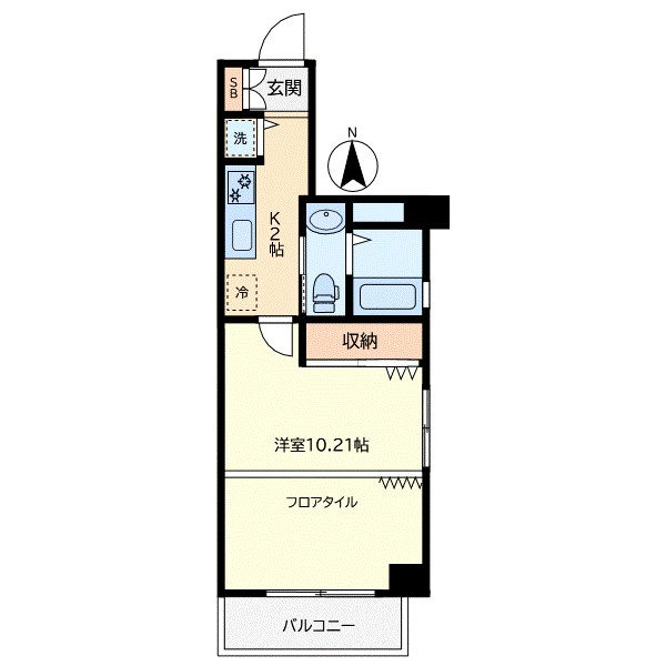 ジ・エレガンス 304号室 間取り