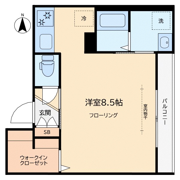 Maison Bleue(メゾンブルー) 間取り図