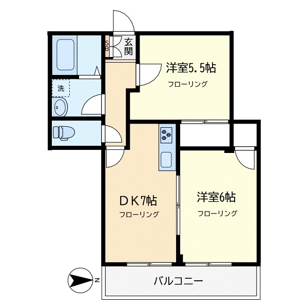 コンポート学大前 間取り図