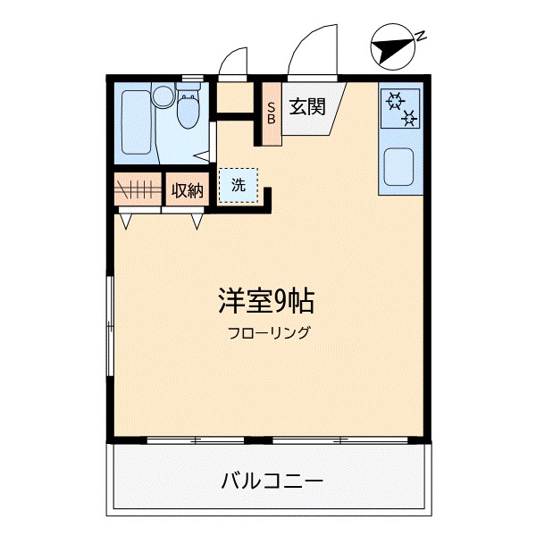 ルポ学芸大 101号室 間取り