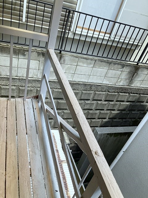 緑荘 ベランダ