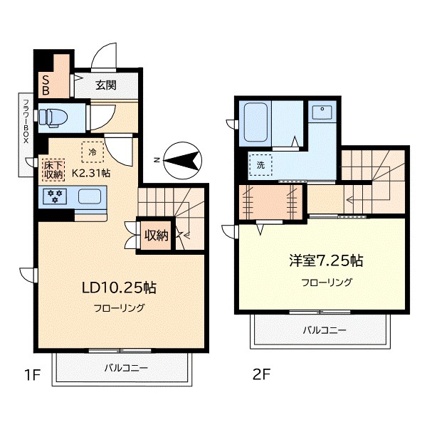 クランツ五本木 間取り図