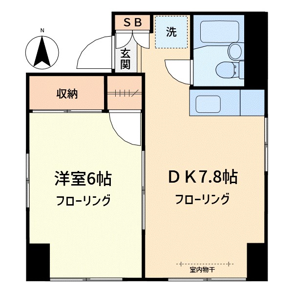 穂高ハイツⅢ 間取り図