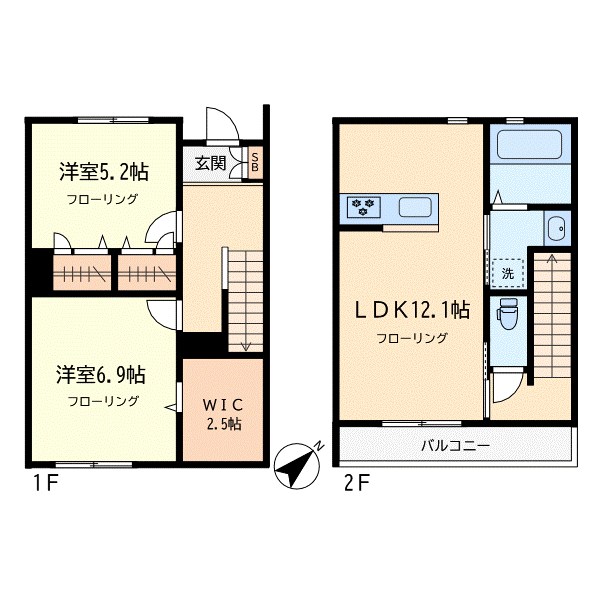 Pallishree（パリシュリ） 103号室 間取り