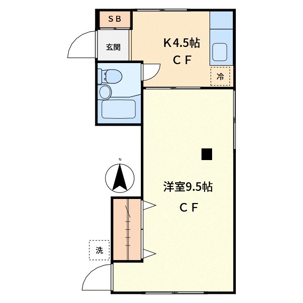 武居ハイツ 間取り図