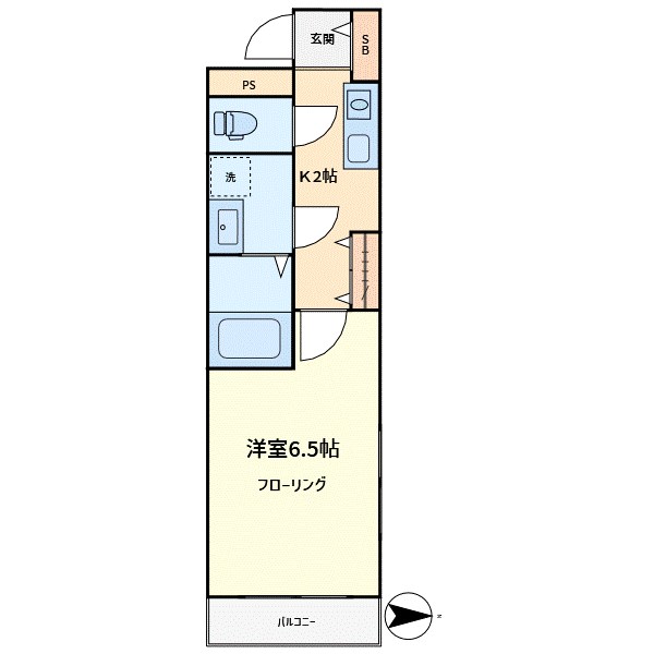 シャルマントメゾン 間取り図