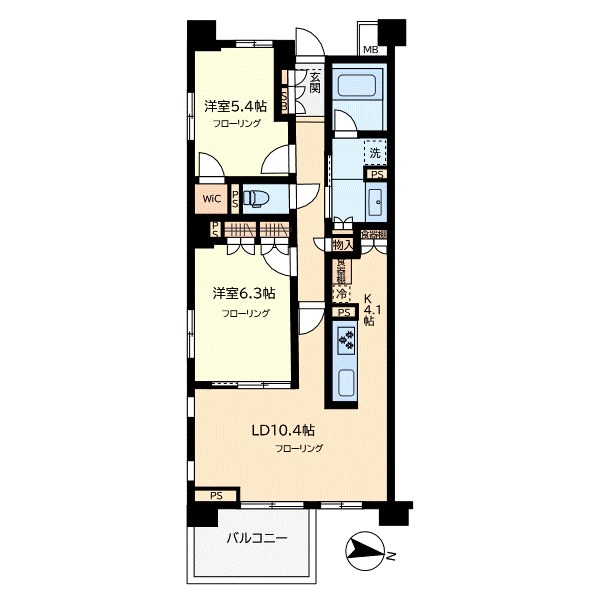 ブランズ碑文谷　312号 間取り