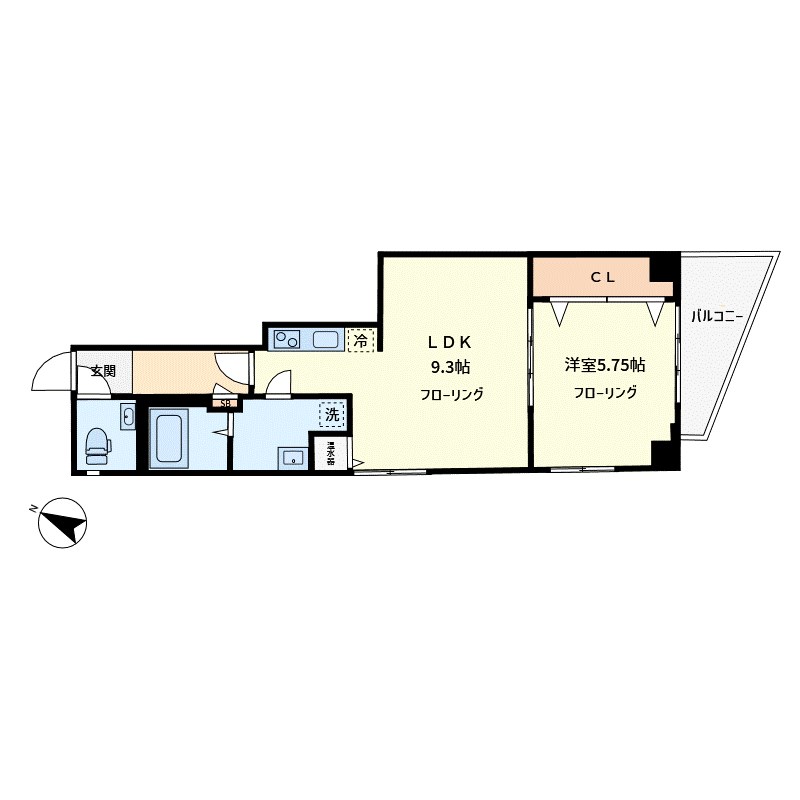 アルコ駒沢 402号室 間取り