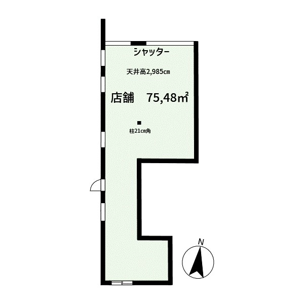 クロスロード鷹番 101号室 間取り