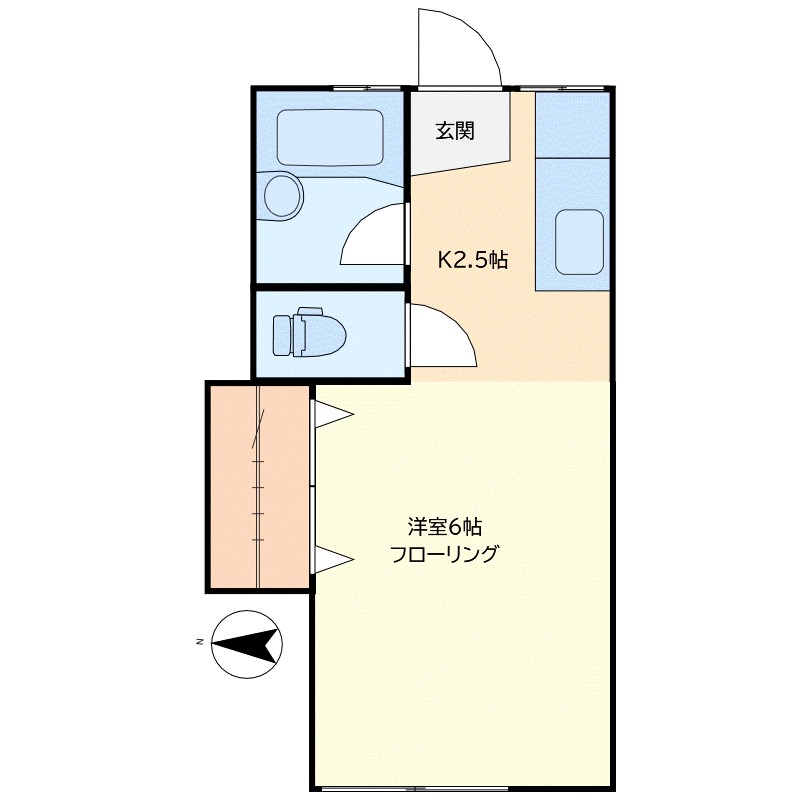 光ハイツ 間取り図