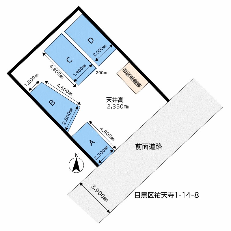 西脇アパート 間取り図