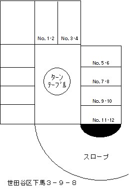 セントヒルズ学芸大学駐車場 1号室 間取り