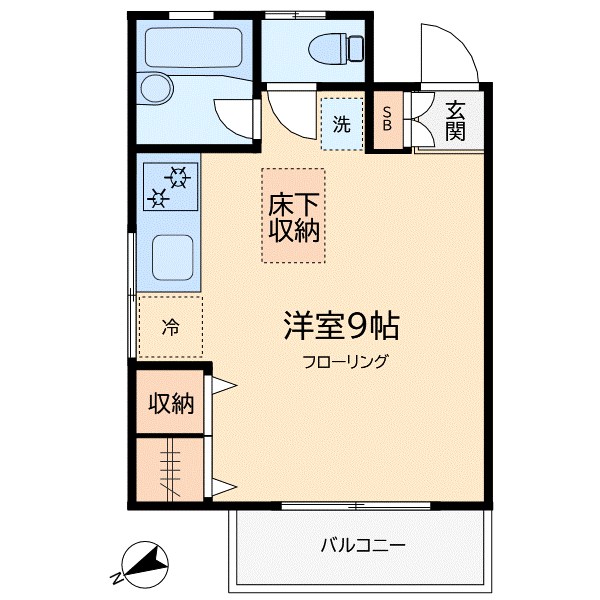 リベール鷹番 間取り図